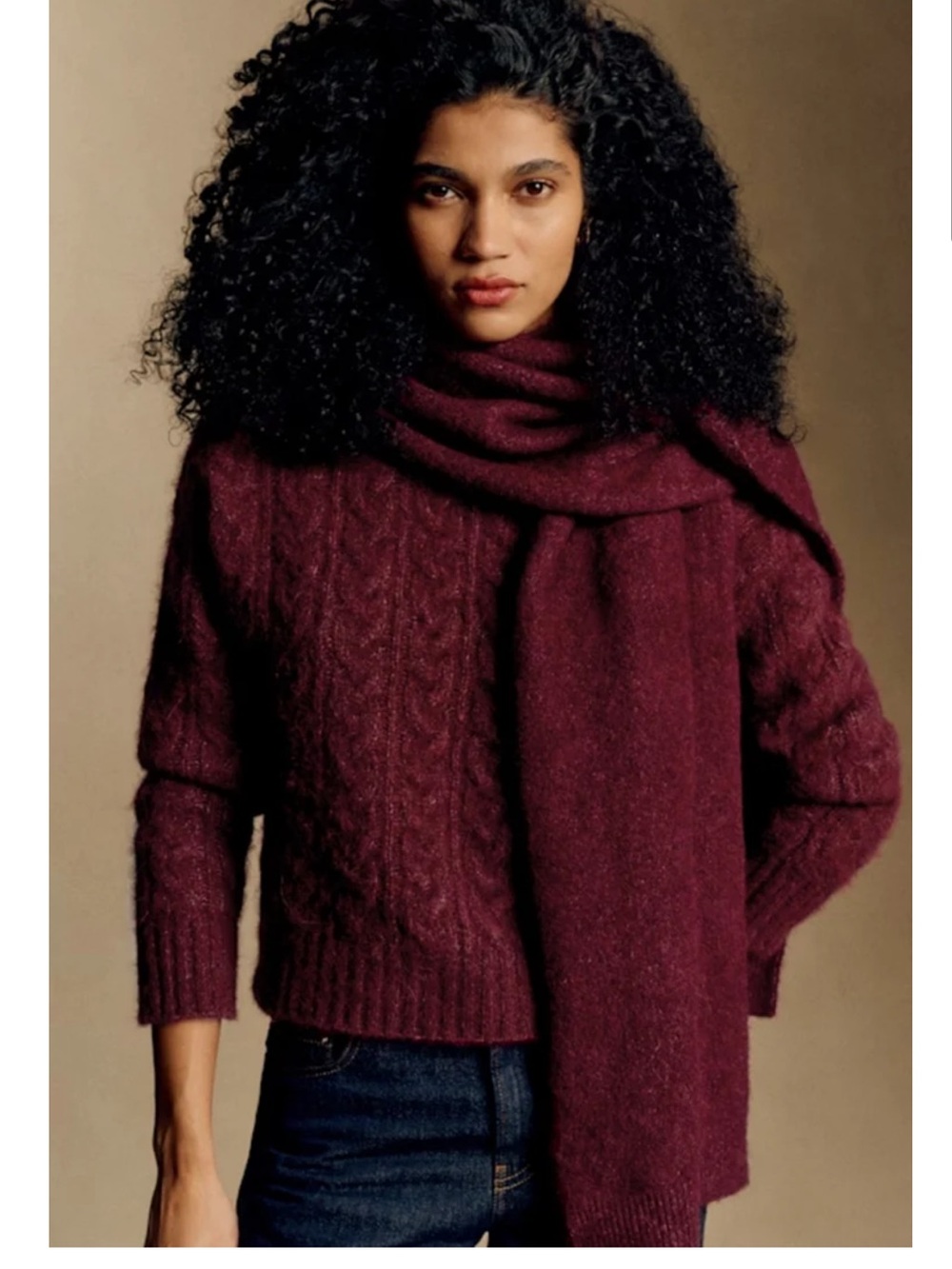 Sezane Marianne alpaca scarf